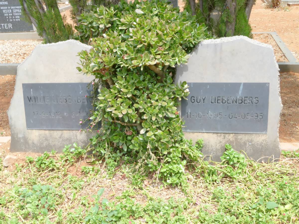 LIEBENBERG Willie 1912-1997 :: LIEBENBERG Guy 1905-1995