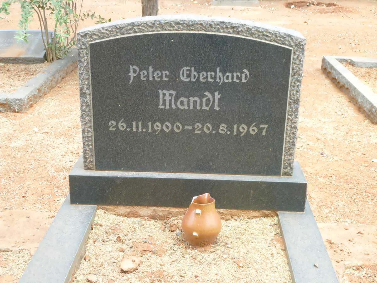 MANDT Peter Eberhard 1900-1967