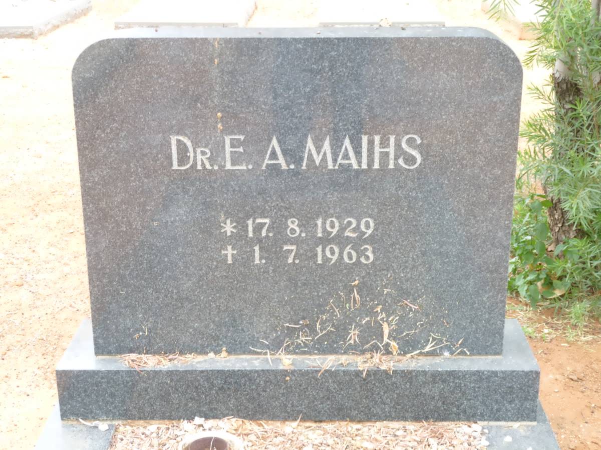 MAIHS E.A. 1929-1963