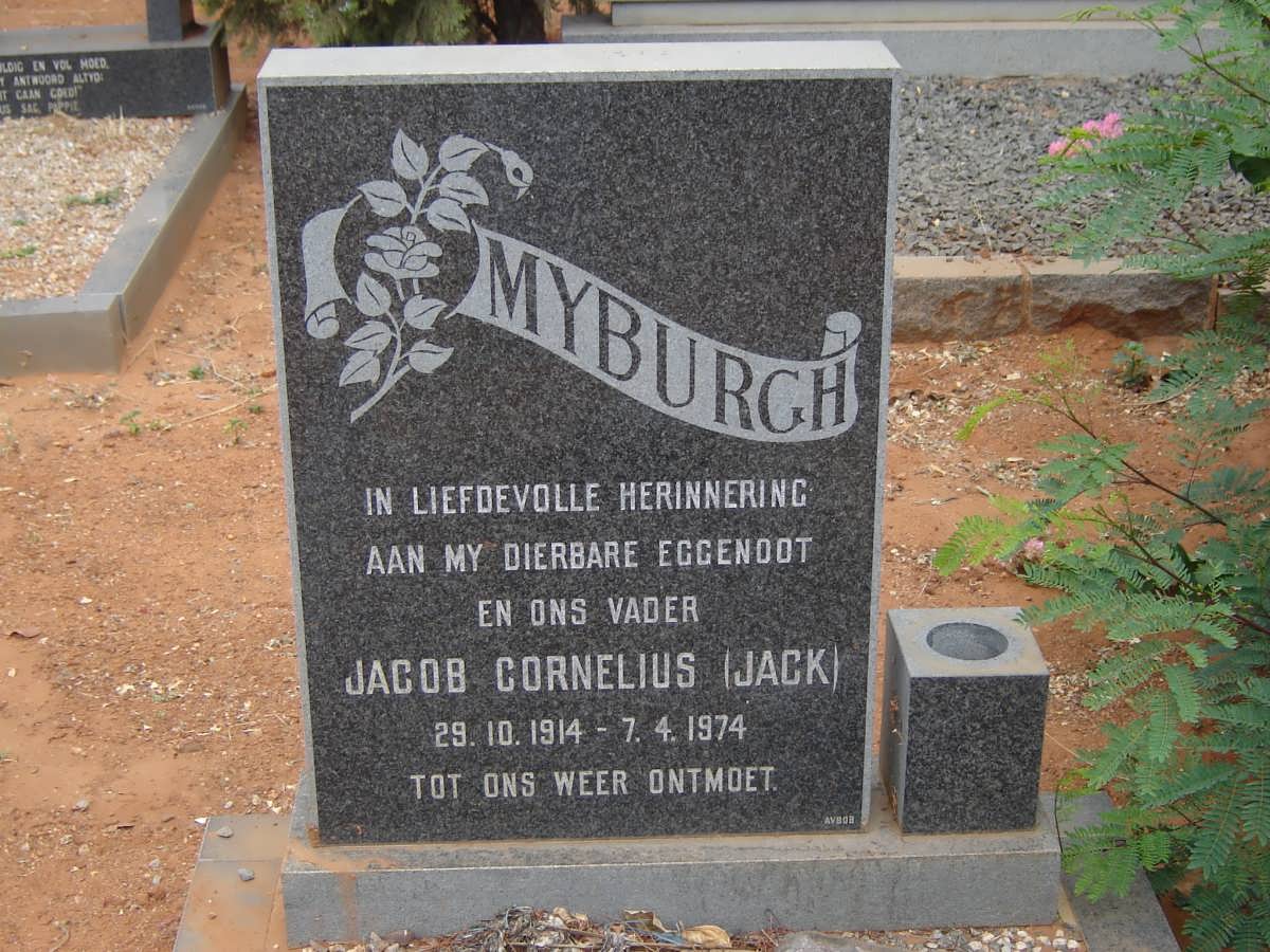 MYBURGH Jacob Cornelius 1914-1974