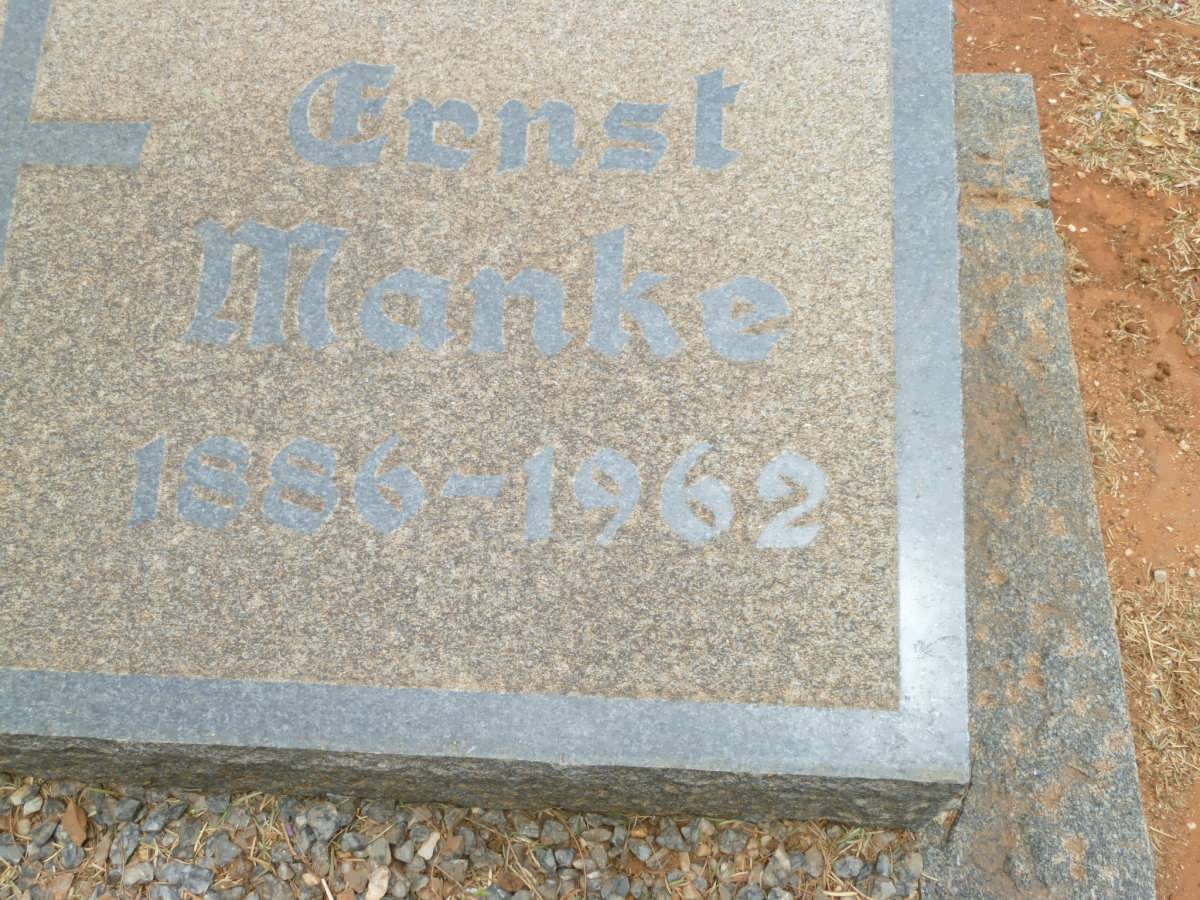 MANKE Ernst 1886-1962