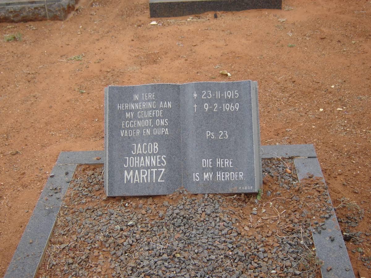 MARITZ Jacobus Johannes 1915-1969