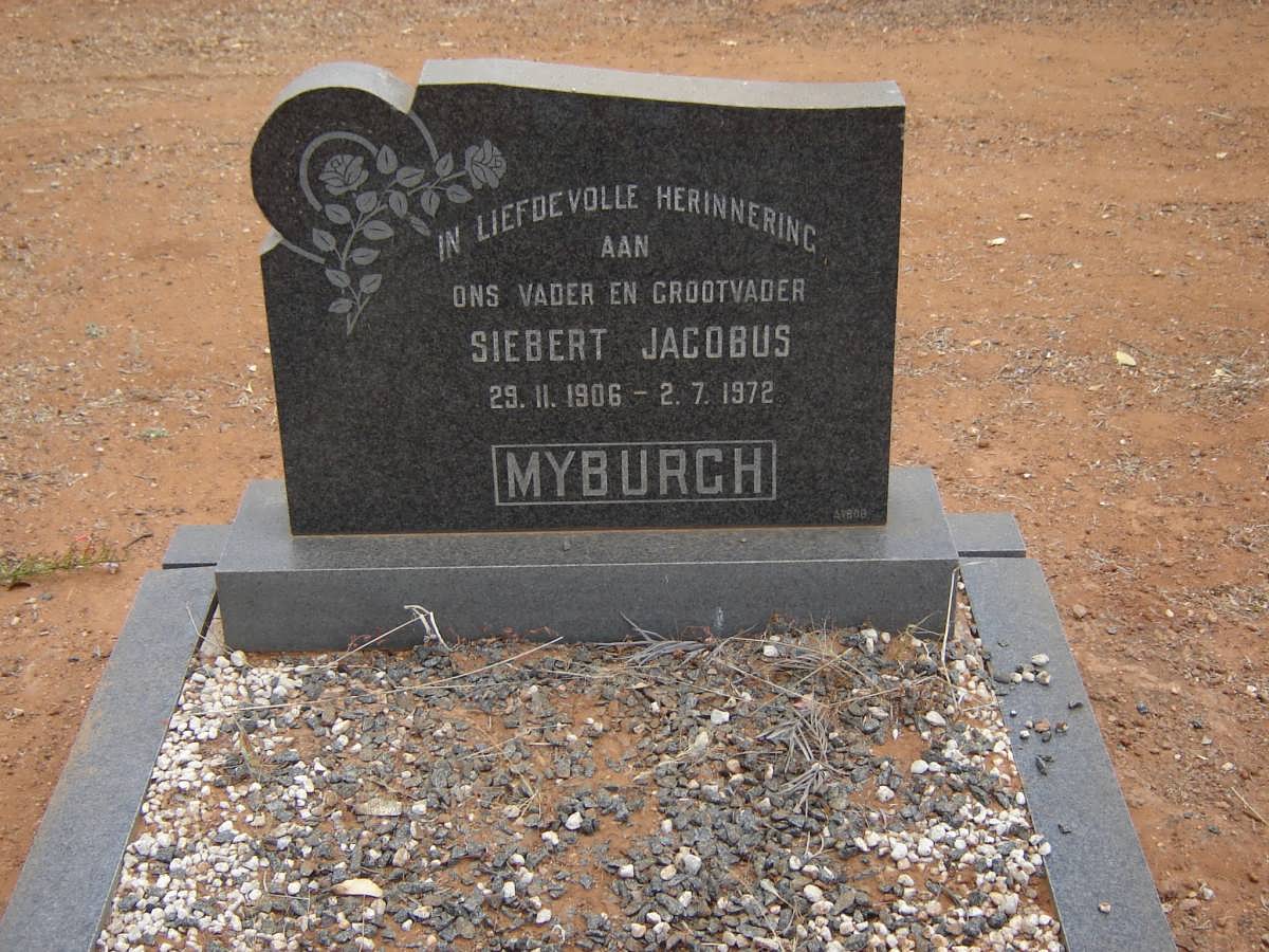 MYBURGH Siebert Jacobus 1906-1972