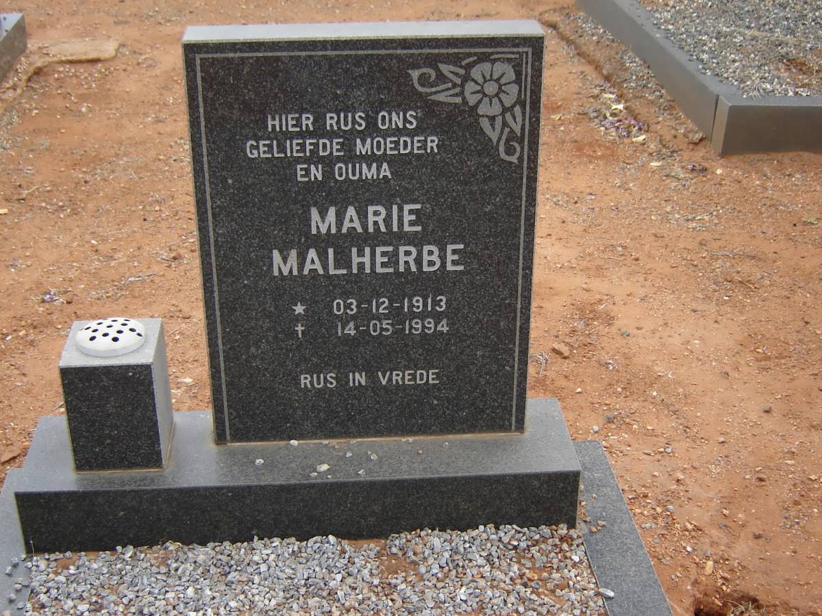 MALHERBE Marie 1913-1994