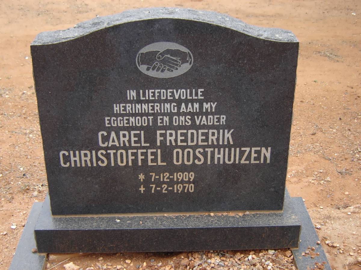 OOSTHUIZEN Carel Frederik Christoffel 1909-1970