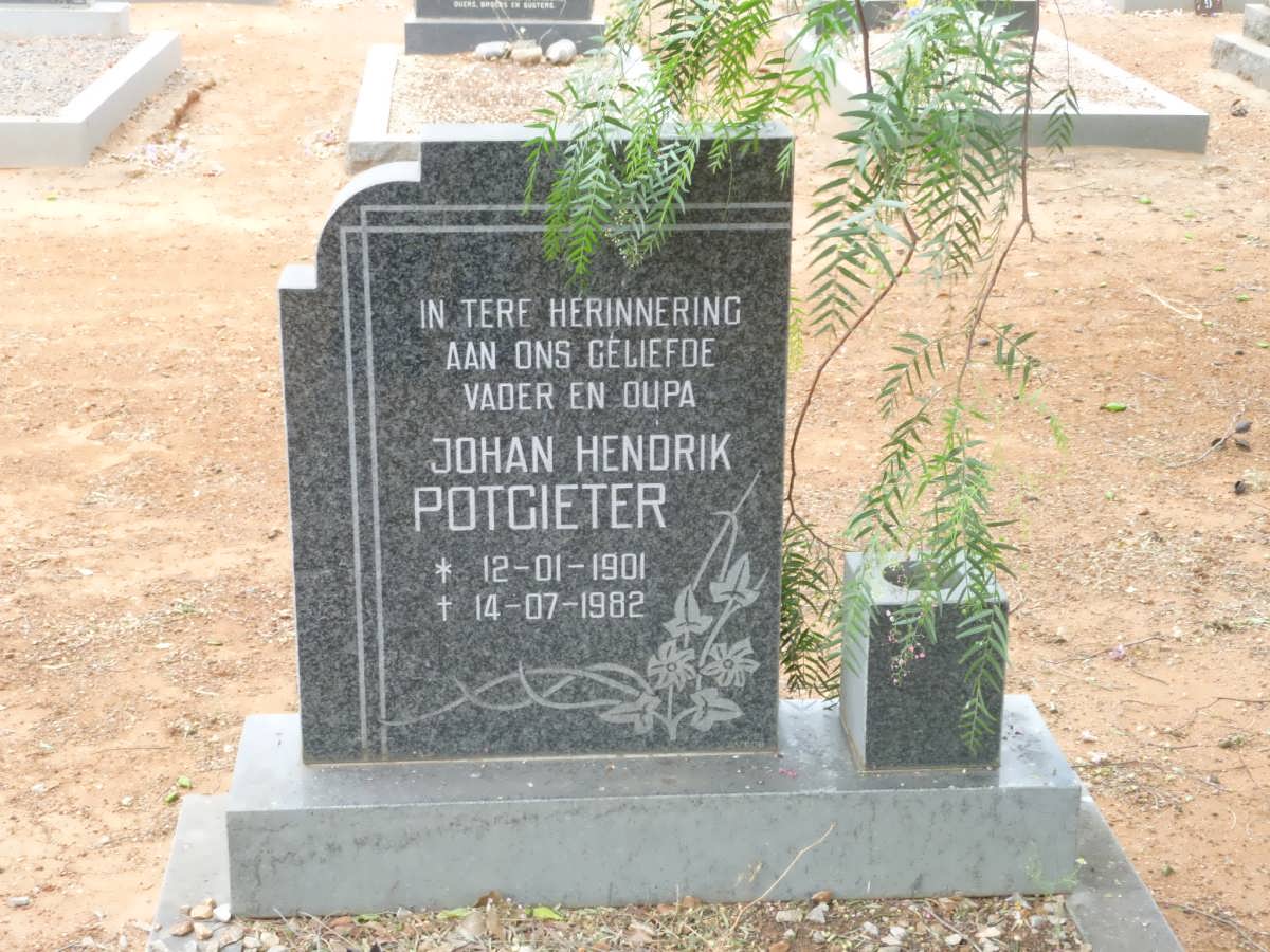 POTGIETER Johan Hendrik 1901-1982