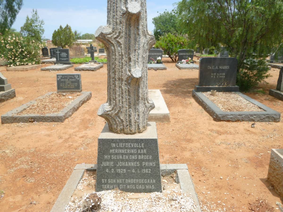 PRINS Jurie Johannes 1929-1962