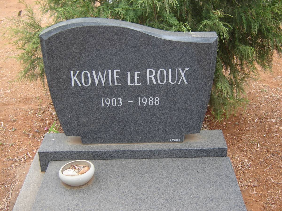 ROUX Kowie, le 1903-1988