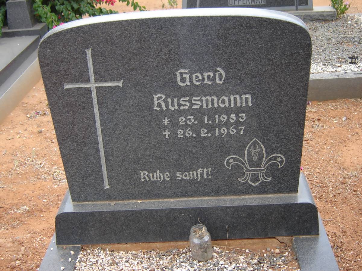 RUSSMANN Gerd 1953-1967