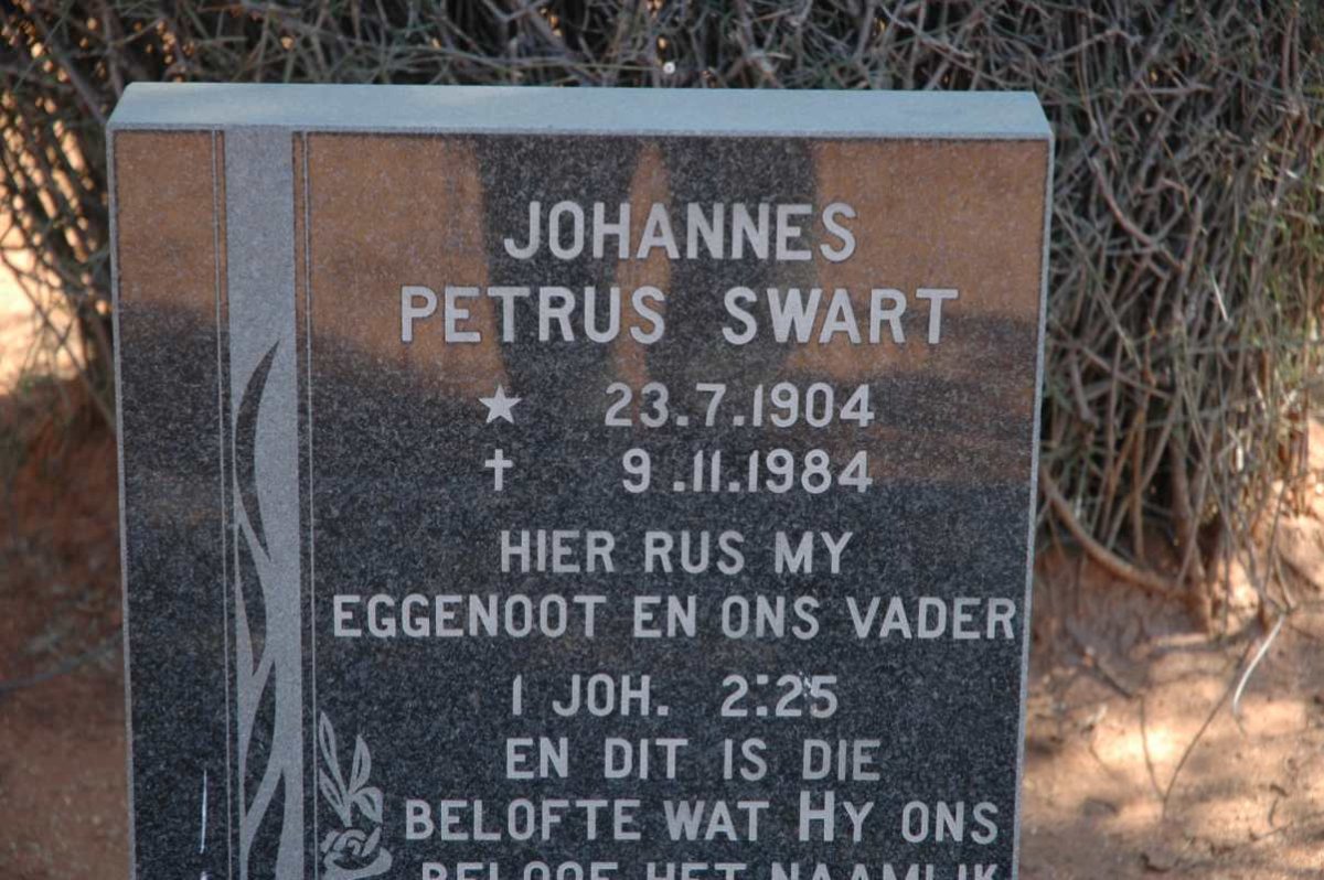 SWART Johannes Petrus 1904-1984