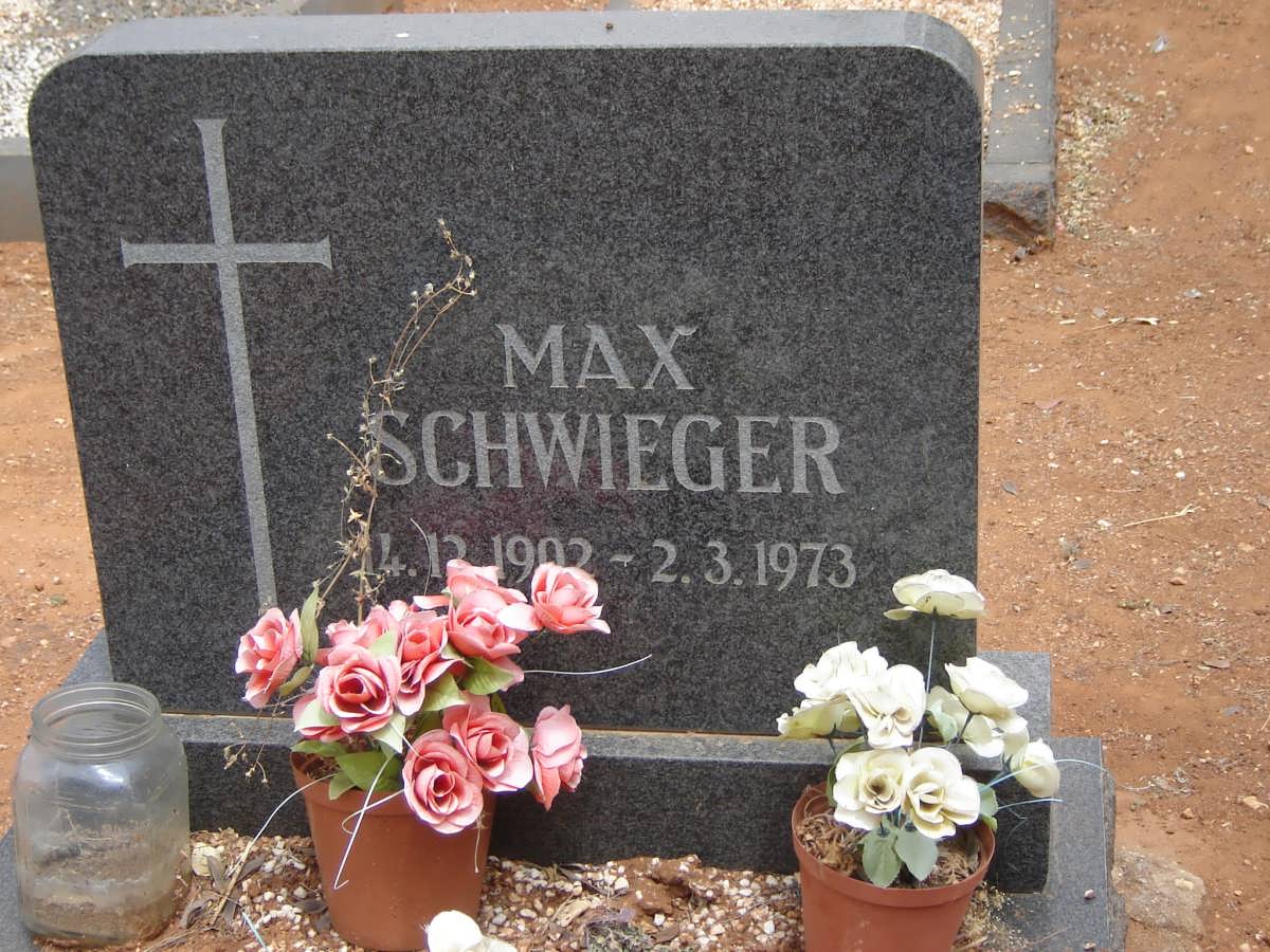 SCHWIEGER Max 1902-1973