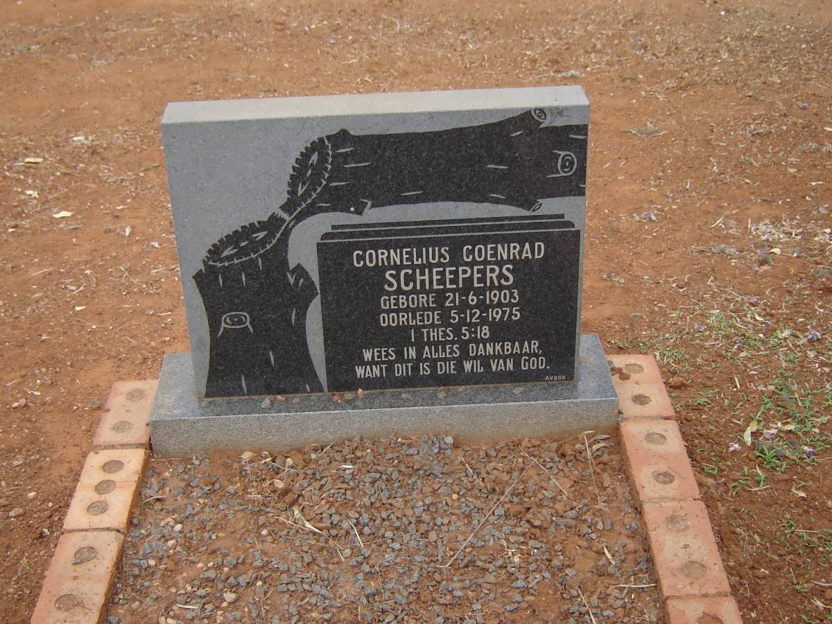 SCHEEPERS Cornelius Coenrad 1903-1975
