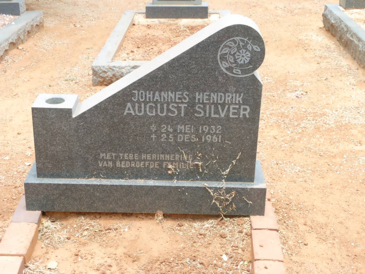 SILVER Johannes Hendrik August 1932-1961