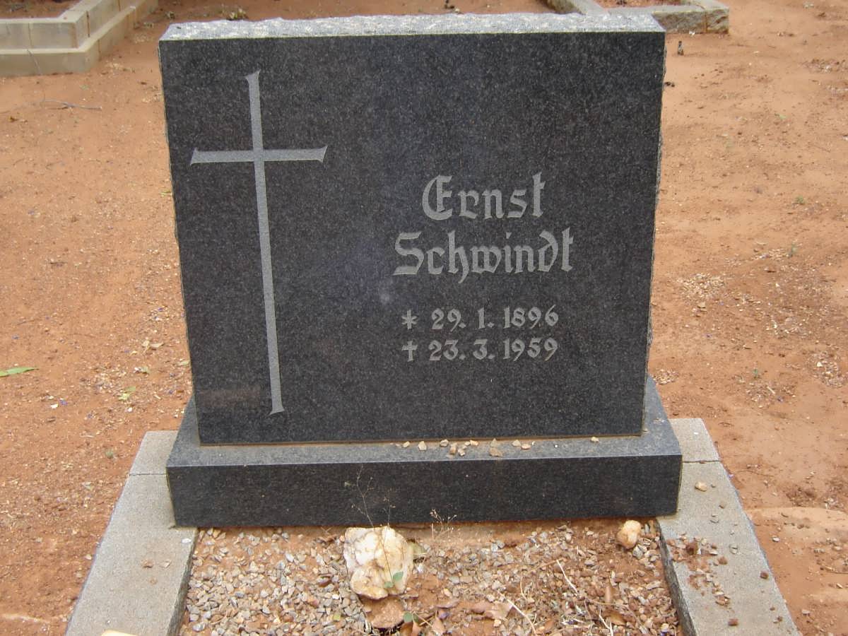 SCHWINDT Ernst 1896-1959