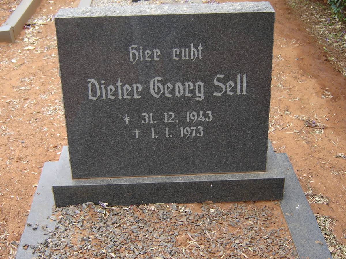 SELL Dieter Georg 1943-1973