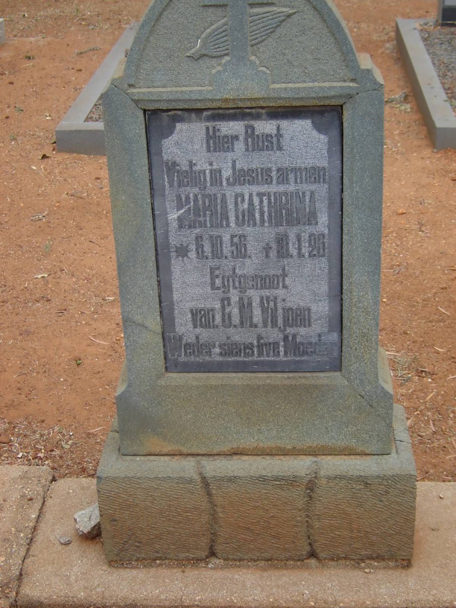 VILJOEN Maria Cathrina 1856-1926