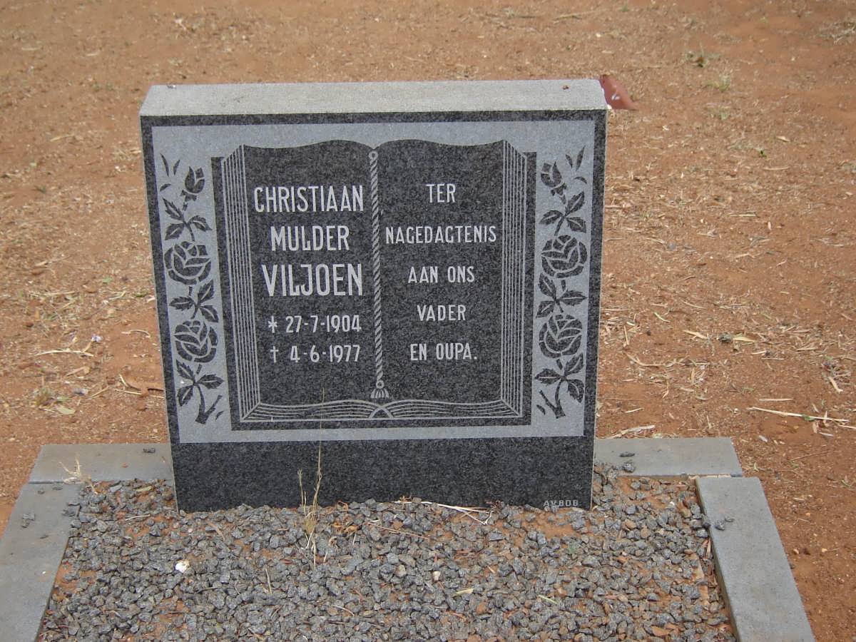 VILJOEN Christiaan Mulder 1904-1977