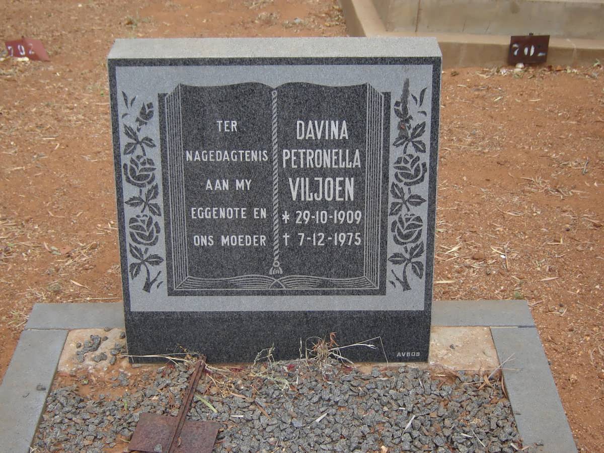 VILJOEN Davina Petronella 1909-1975
