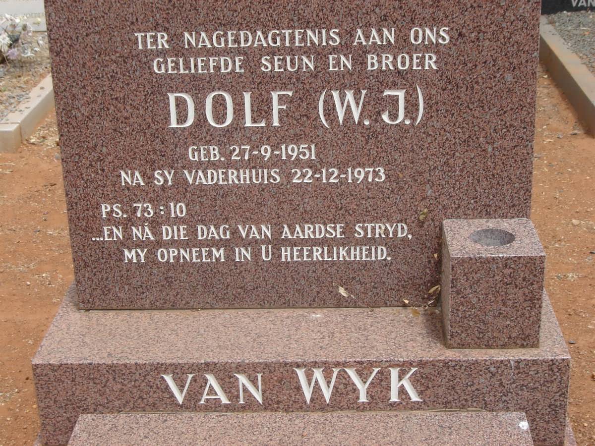 WYK W.J., van 1951-1973