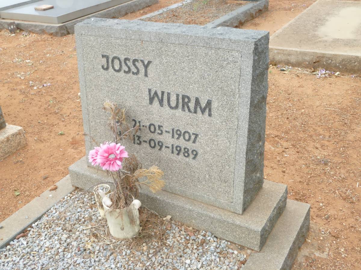 WURM Jossy 1907-1989