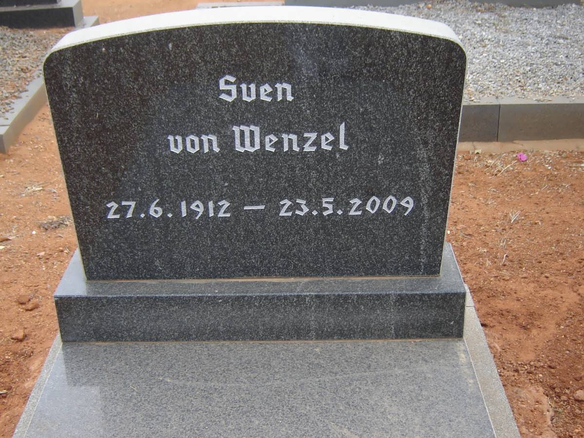 WENZEL Sven, von 1912-2009