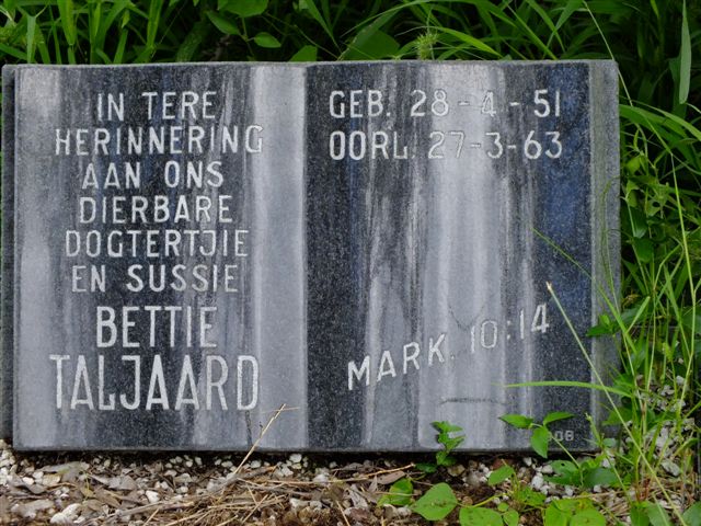 TALJAARD Bettie 1951-1963