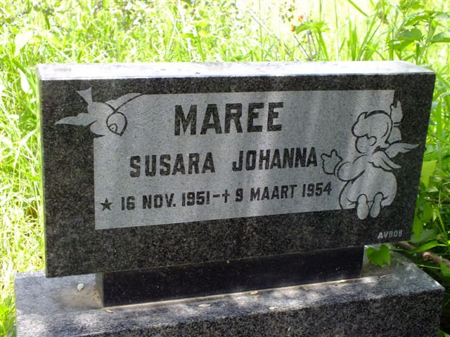 MAREE Susara Johanna 1951-1954