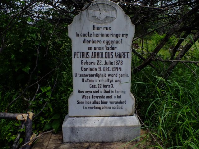 MAREE Petrus Arnoldus 1878-1944