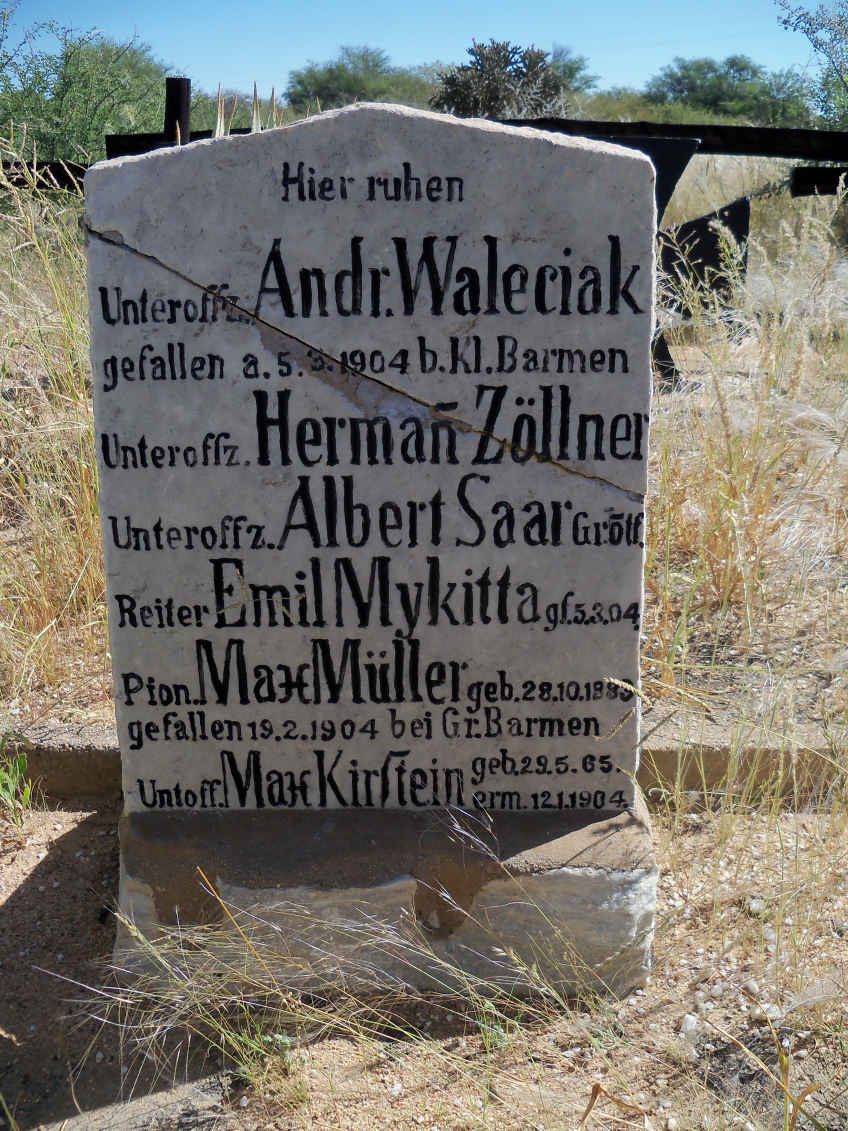 WALECIAK Andr. -1904 :: ZÖLLNER Hermaň :: SAAR Albert :: MYKITTA Emil -1904 :: MÜLLER Max 1883-1904 :: KIRSTEIN Max 1865-1904