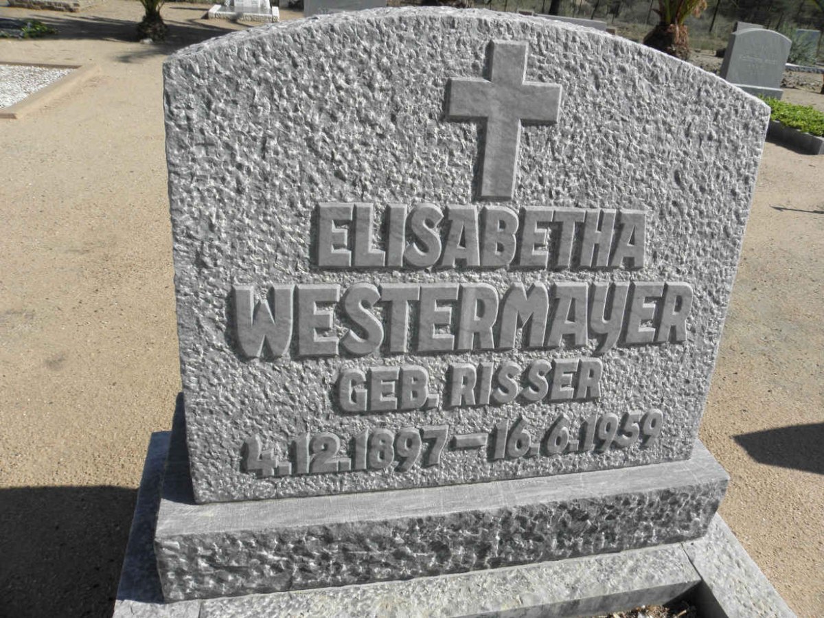 WESTERMAYER Elisabetha nee RISSER 1897-1959