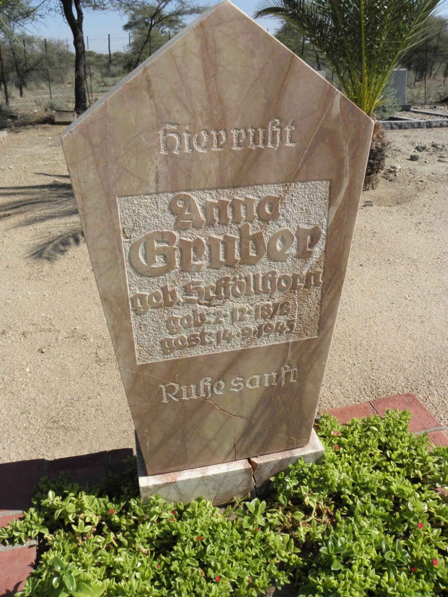 GRUBER Anna nee SCHOLLHORN 1878-1945