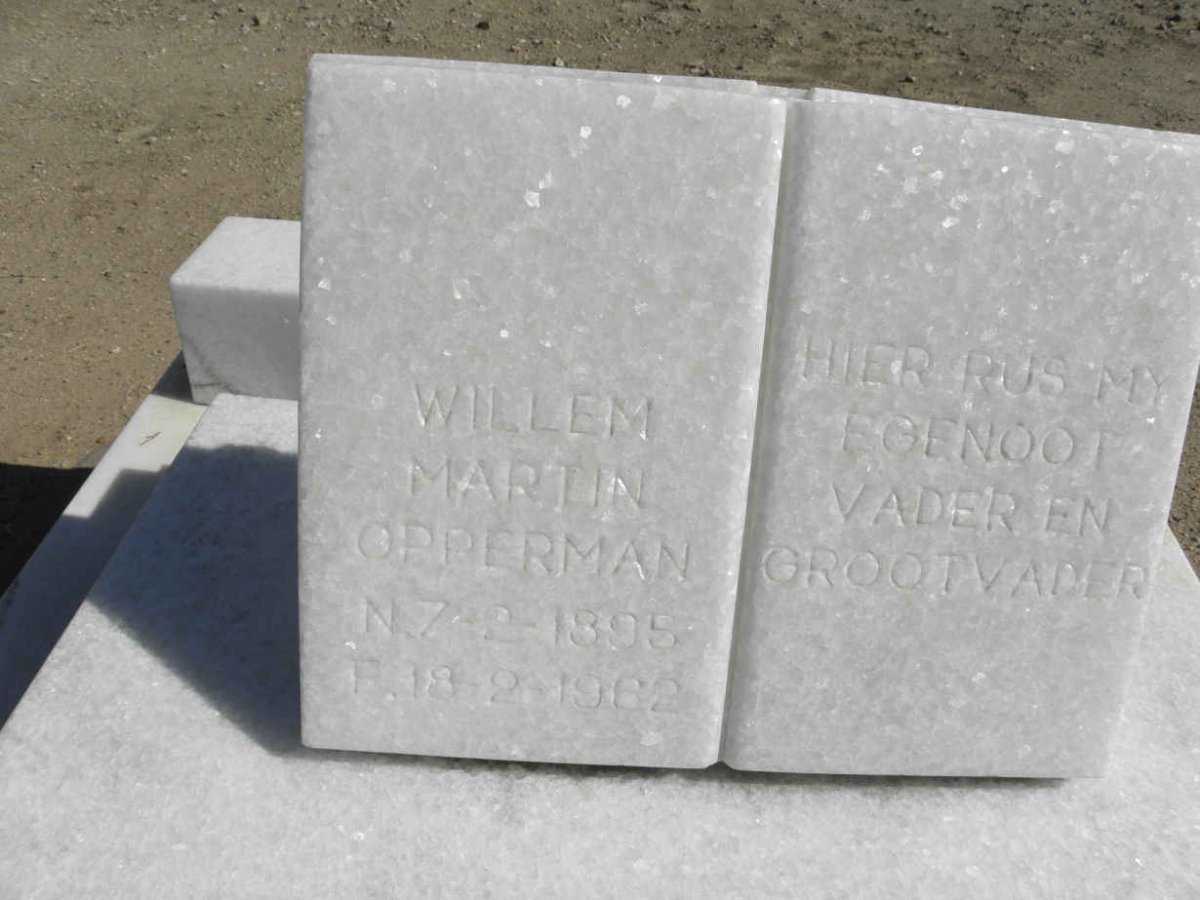 OPPERMAN Willem Martin 1895-1962