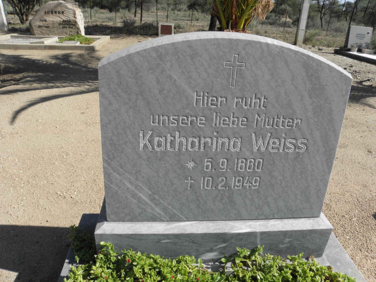 WEISS Katharina 1880-1949