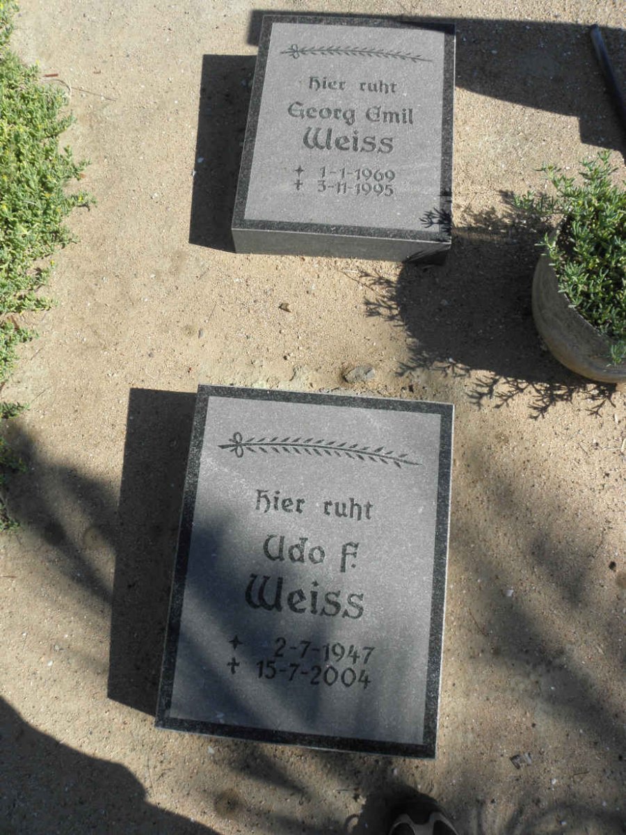 WEISS Udo F. 1947-2004 :: WEISS Georg Emil 1969-1995