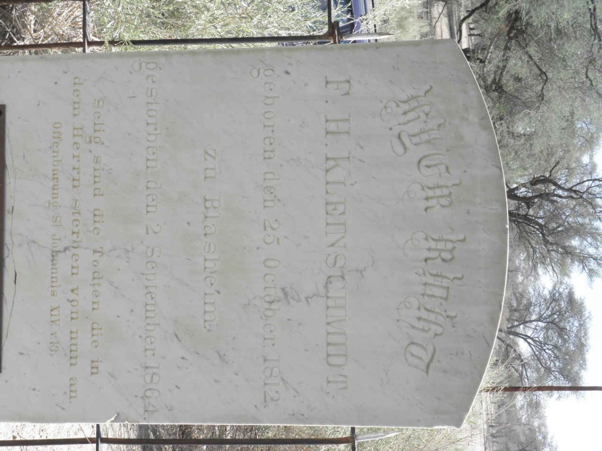 KLEINSCHMIDT F.H. 1812-1864 &amp; Hanna SCHMELEN 1819-1884