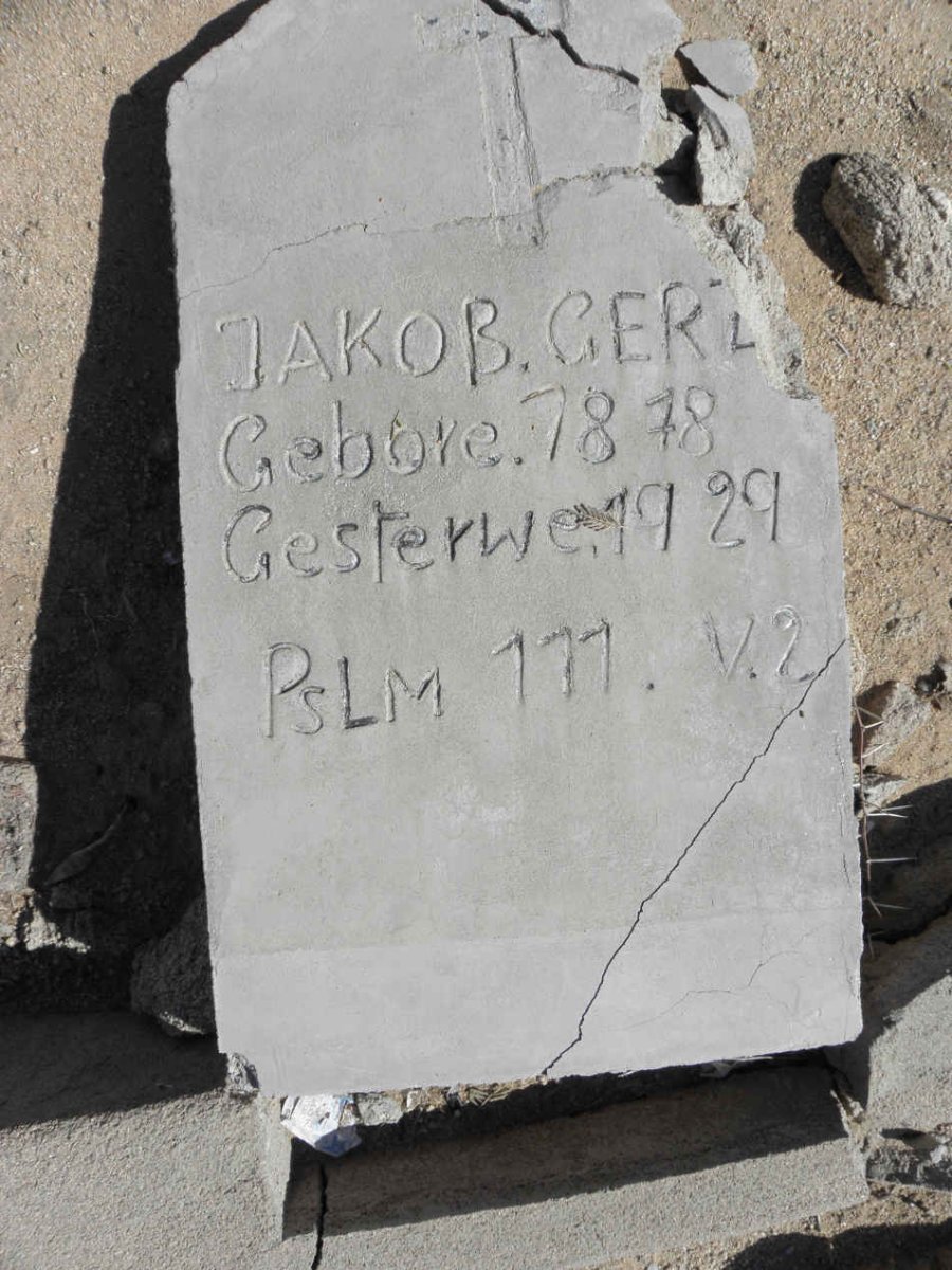 GERT? Jakob 1878-1929