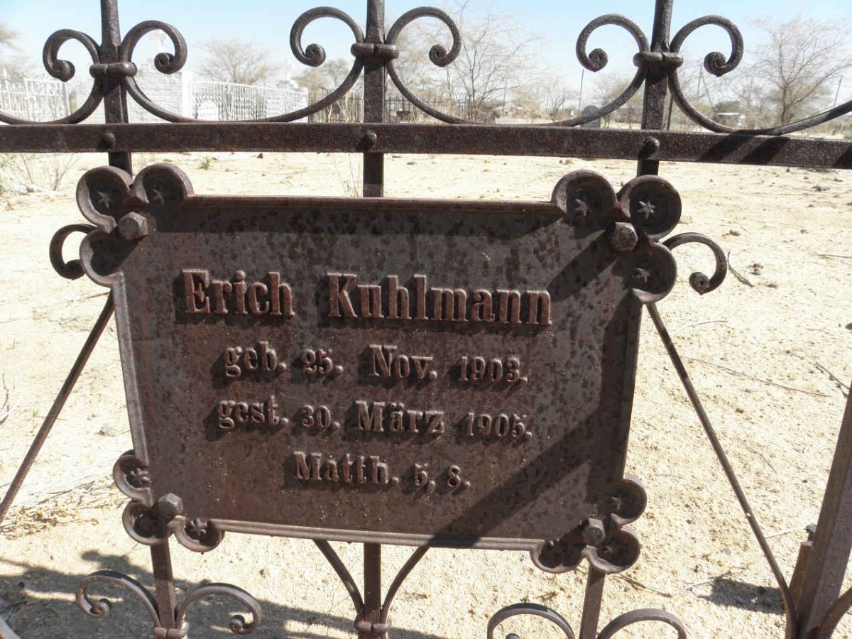 KUHLMANN Erich 1903-1905