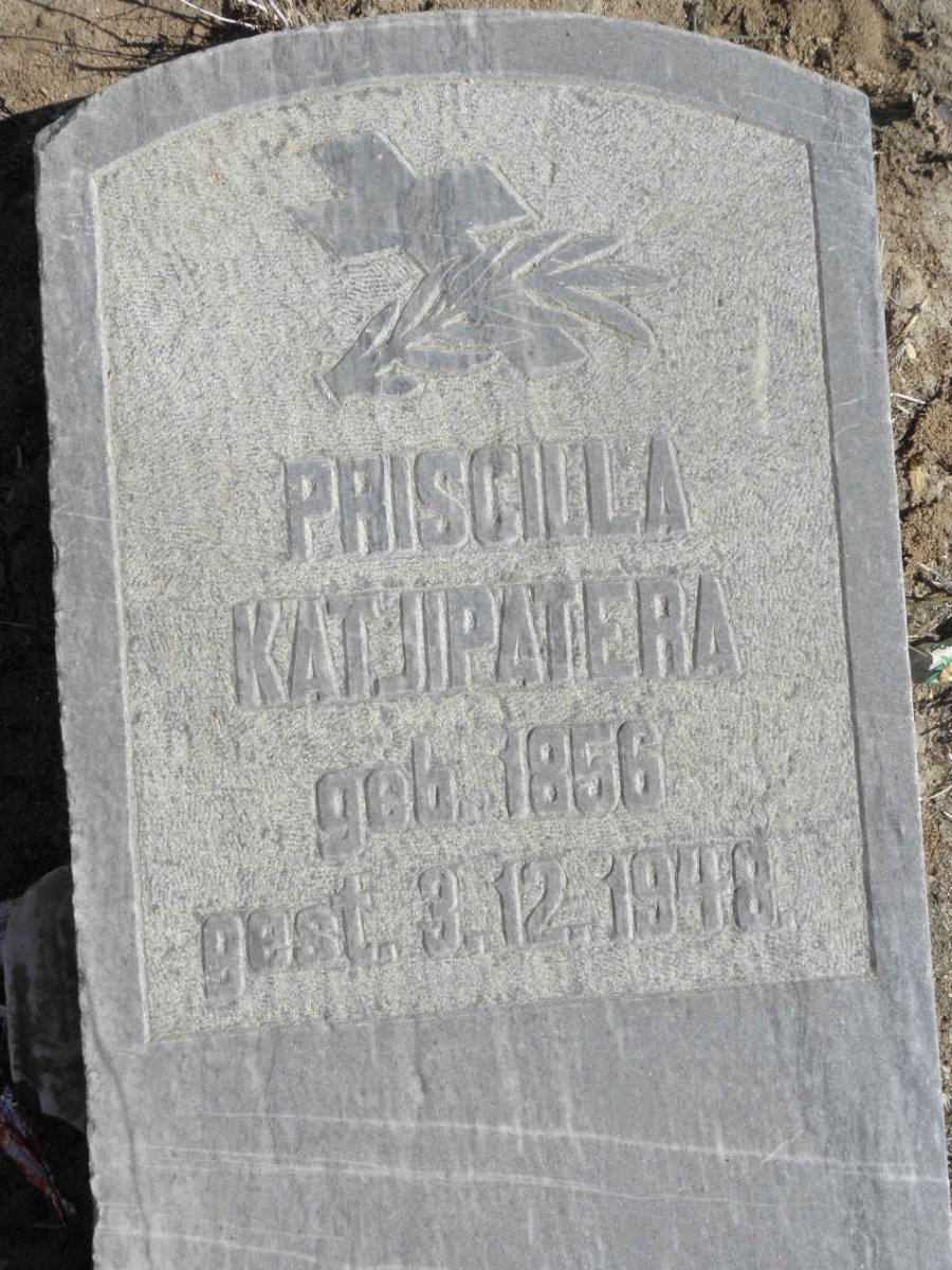 KATJIPATERA Priscilla 1856-1948
