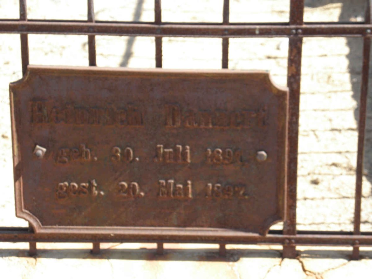 DANNERT Heinrich 1891-1892