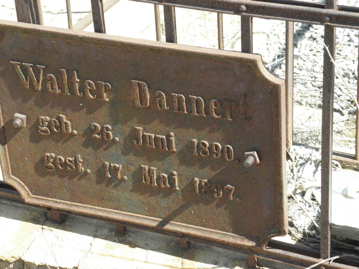 DANNERT Walter 1890-1897