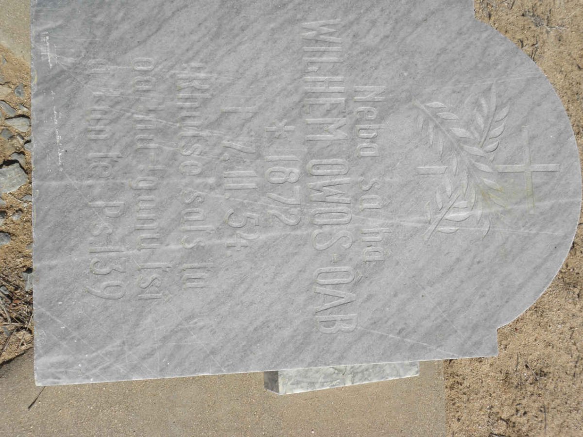 OAB Wilhem Owos 1872-1954