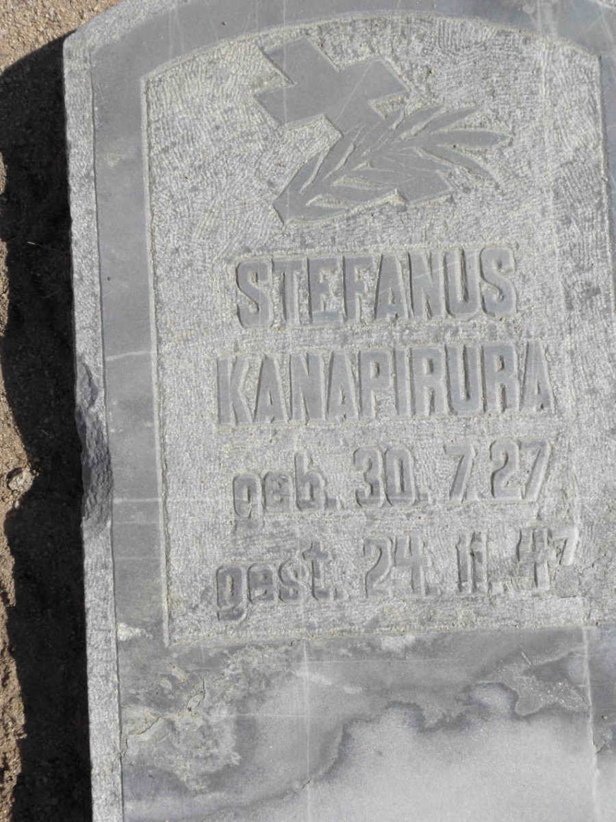 KANAPIRURA Stefanus 1927-194?