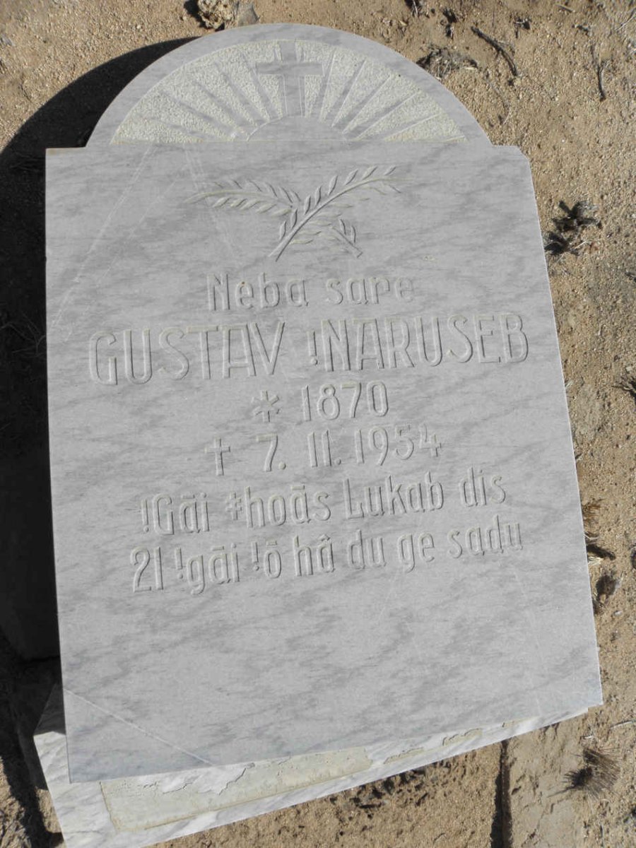 NARUSEB Gustav 1870-1954