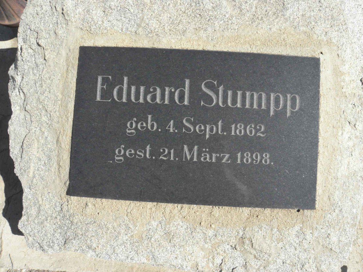 STUMPP Eduard 1862-1898