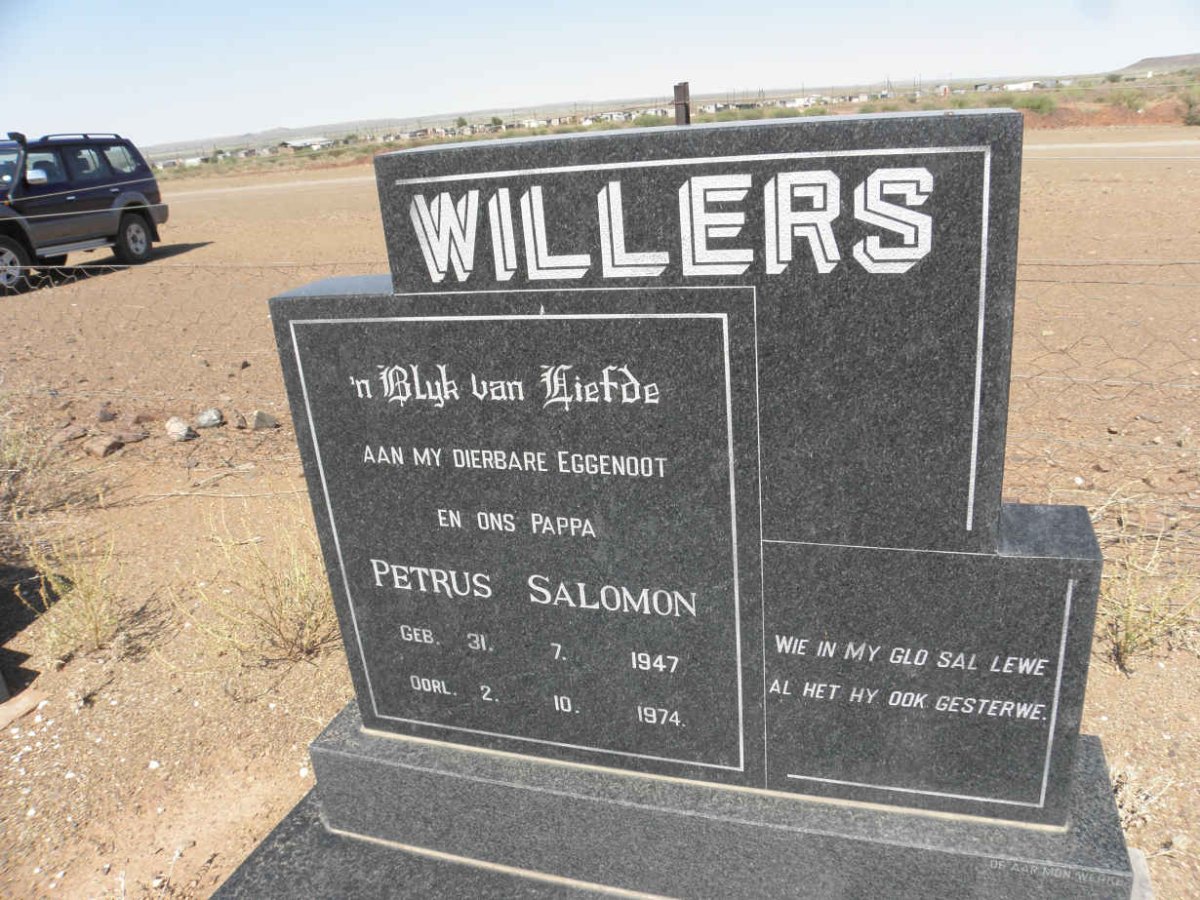 WILLERS Petrus Salomon 1947-1974