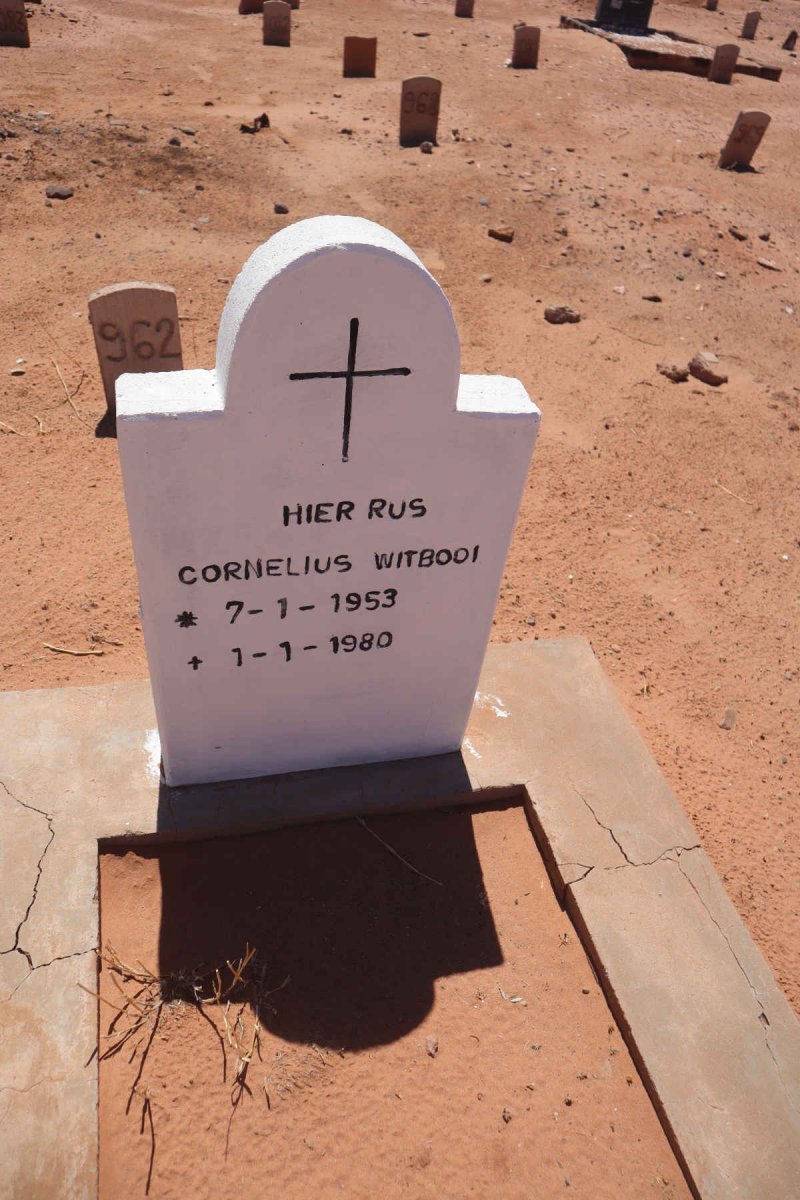 WITBOOI Cornelius 1953-1980