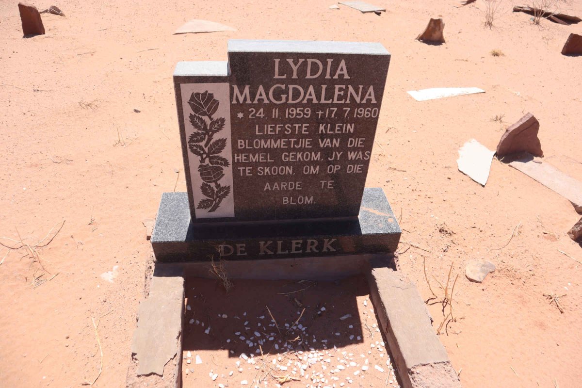 KLERK Lydia Magdalena, de 1959-1960