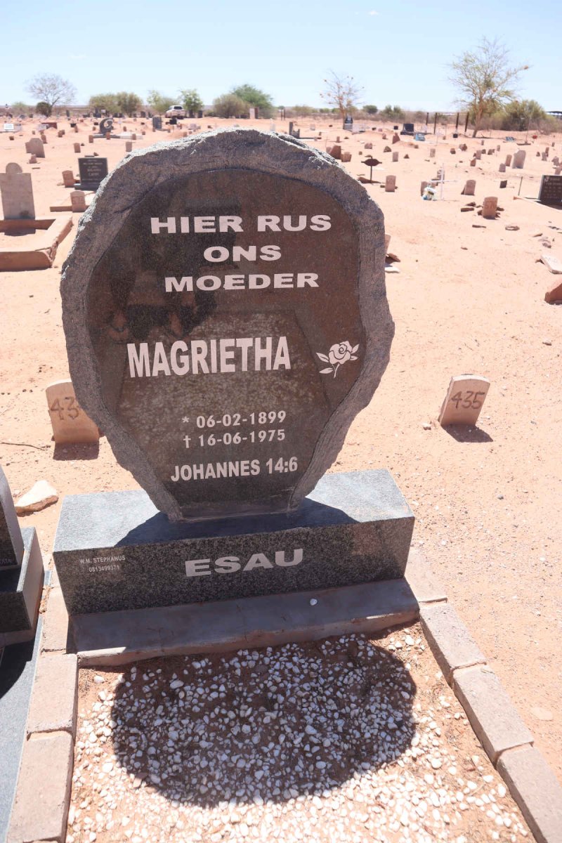 ESAU Magrietha 1899-1975