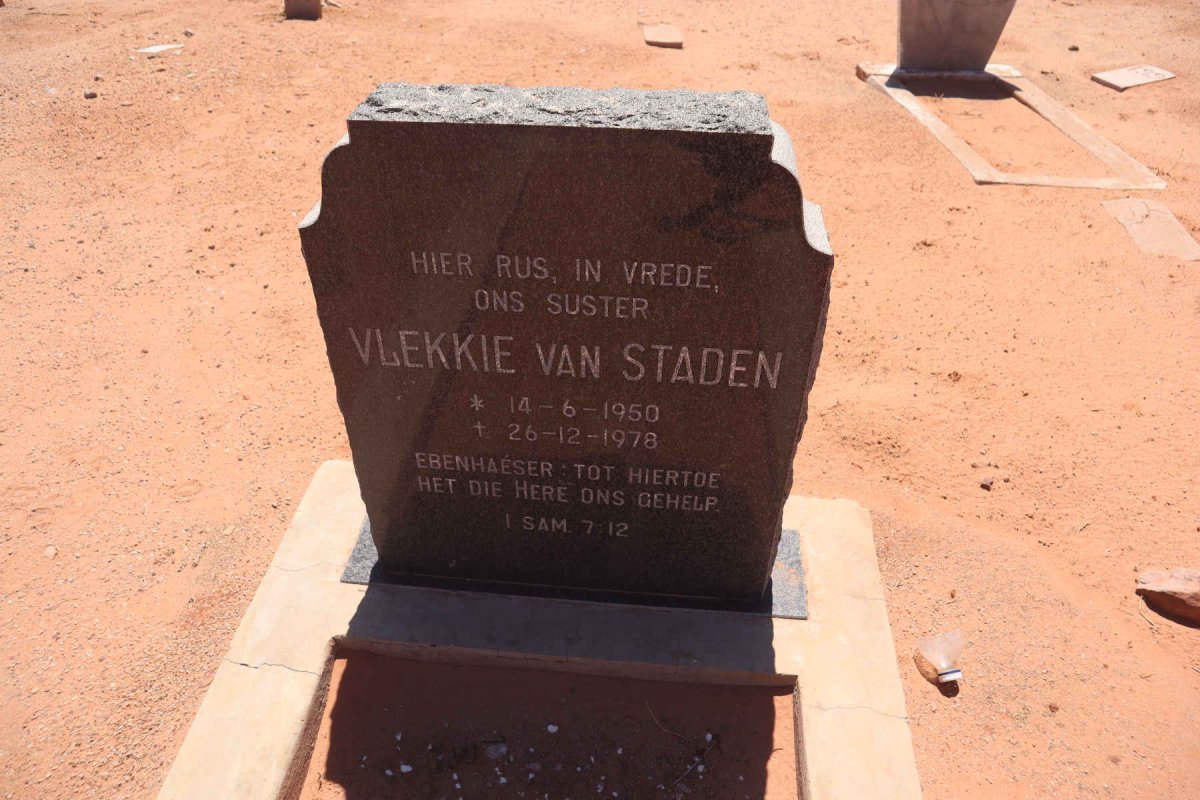 STADEN Vlekkie, van 1950-1978