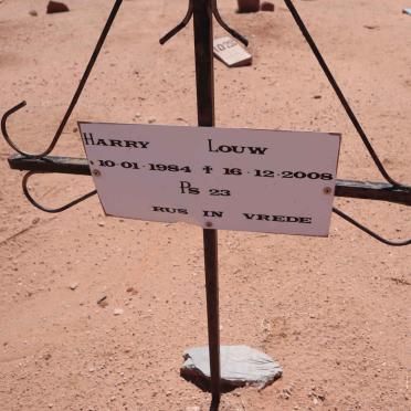 LOUW Harry 1984-2008